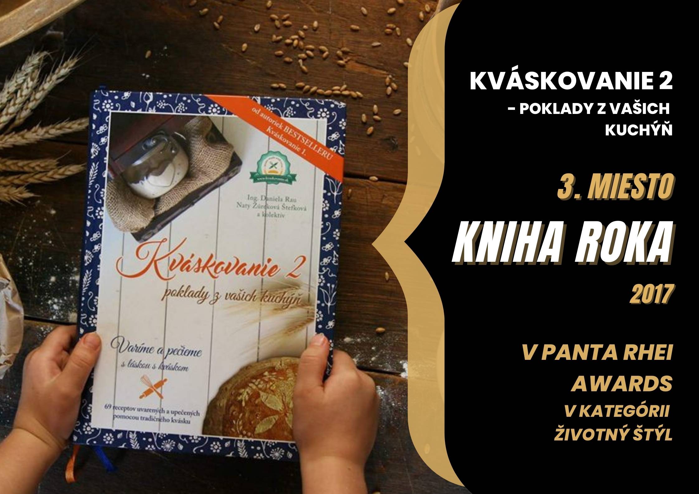 Kváskovanie 2 - Panta Rhei Awards 3. miesto kniha roka 2017